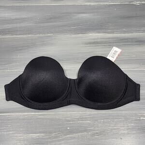The Bra Lab Angelina Contour Cups Interchangeable Side Clasping Cup Size C Black